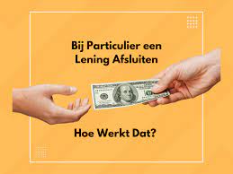 snel geld lenen bij particulier